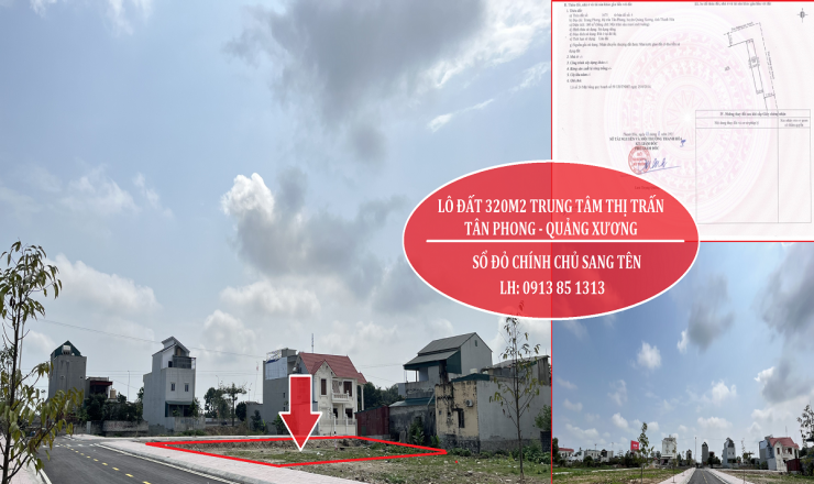Tại sao nên lựa chọn xuống tiền mua đất lúc này tại Tân Phong, Quảng Xương. 0913851313